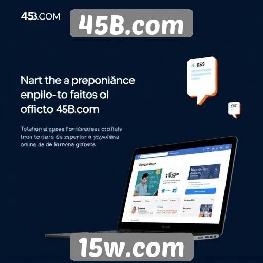 Análise das funcionalidades do site 45B.com